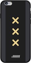 6F hoesje - geschikt voor iPhone 6 -  TPU Case - Ajax Europees Uitshirt 2020-2021 #ffffff