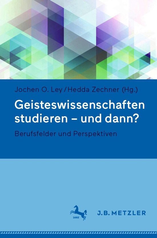 J.B. Metzler Humanities (German Language) - Geisteswissensch ... - cover