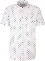 Tom Tailor Denim Korte mouw Overhemd - 1027560 Wit (Maat: M)