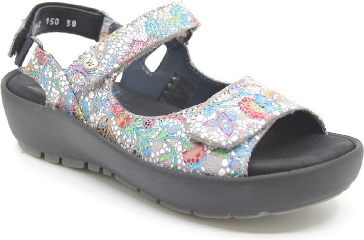 Wolky Rio mosaic Taupe Sandaal (Maat - 43, Kleur - Print) | bol.com