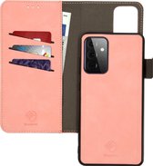 iMoshion Hoesje Geschikt voor Samsung Galaxy A72 Hoesje Met Pasjeshouder - iMoshion Uitneembare 2-in-1 Luxe Bookcase - Roze