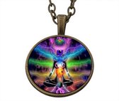 Gelukshanger 7 Chakra incl. ketting