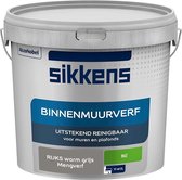 Sikkens Binnenmuurverf Muurverf - mengkleur - Mat - RIJKS warm grijs - 5 Liter