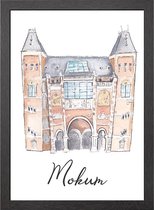 RIJKSMUSEUM MOKUM (AMSTERDAM) A2 POSTER IN LIJST - JOYIN