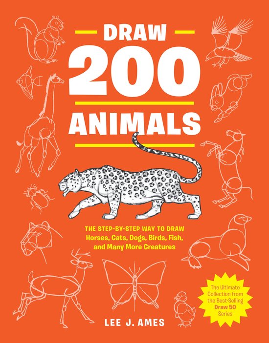 Draw 200 Animals - cover