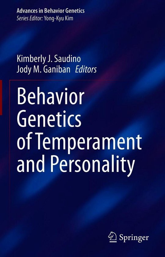 Advances in Behavior Genetics - Behavior Genetics of Tempera ... - cover