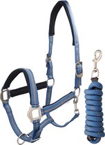 Harry's Horse Halsterset  Leandra - Mid Blue-grey - pony