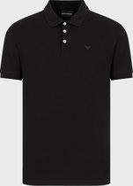 Emporio Armani Jersey polo Shirt With Eagle Embroidery - L
