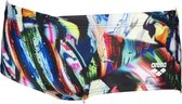 Arena - Arena M Colourful Paintings Low Waist Short black-multi