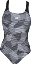 Arena - Arena W Striped Geo Swim Pro Back One Piece black-multi