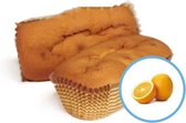 Ciao Carb |   Protocake Sinaasappel | 4 x 45 gram  | Low Carb Cake | Eiwitrijk   | Low carb snack  | Eiwitrepen | Koolhydraatarme sportvoeding | Afslanken met Proteïne repen | Snel