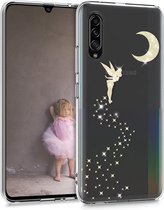 kwmobile telefoonhoesje voor Samsung Galaxy A90 (5G) - Hoesje voor smartphone - Glitterfee design