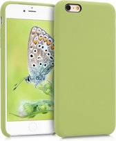 kwmobile telefoonhoesje voor Apple iPhone 6 Plus / 6S Plus - Hoesje met siliconen coating - Smartphone case in matcha groen