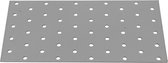 GeZu Impex ® Platte verbinders 100x200x2 mm /Geperforreerde plaat Verzinkt / Hout Verbinders Binnen / stalen verbindingsstukken /geperforeerde plaat plat ijzer