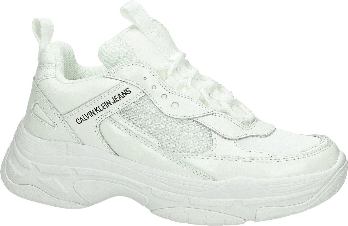 Calvin Klein Maya dames sneaker - Wit multi - Maat 39 | bol.com