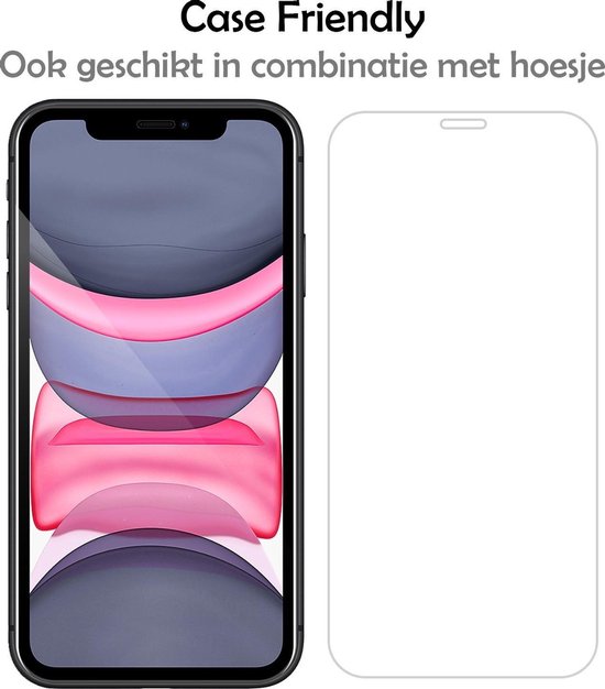 Screenprotector Geschikt voor iPhone 11 Pro Max Screenprotector Volledig - Screenprotector Geschikt voor iPhone 11 Pro Max Screenprotector Bescherm Glas - LUQ