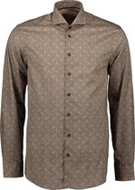 Ledub Overhemd - Modern Fit - Bruin - 41