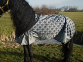 Regendeken luxe 0gram met fleecevoering Grey Wave-185
