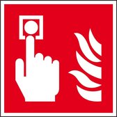 Bord brandmelder pictogram, ISO 7010
