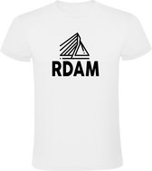 Rotterdam Heren shirt | Erasmusbrug | 010  | Wit
