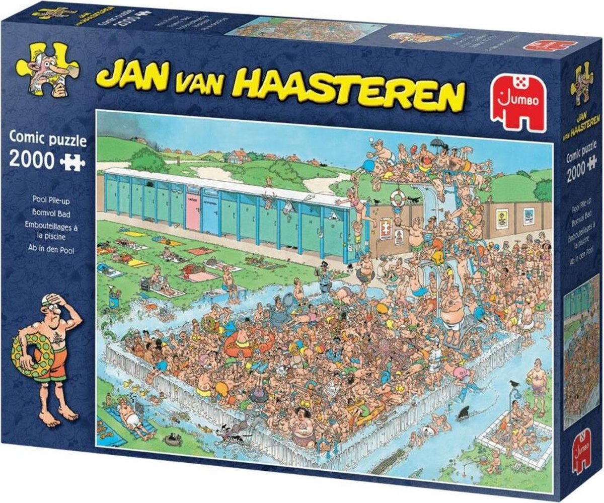 Jan van Haasteren Bomvol Bad puzzel - 2000 stukjes