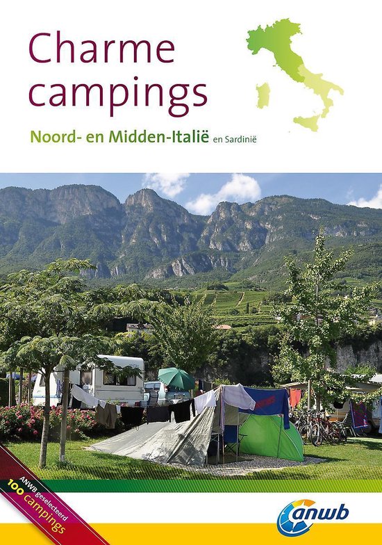 Cover van het boek 'Charmecampings Noord- en Midden-Italië' van  ANWB