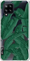 Casetastic Samsung Galaxy A42 (2020) 5G Hoesje - Softcover Hoesje met Design - Banana Leaves Print