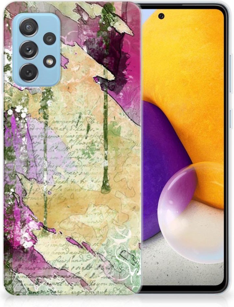 Hoesje maken Samsung Galaxy A72 Letter Painting