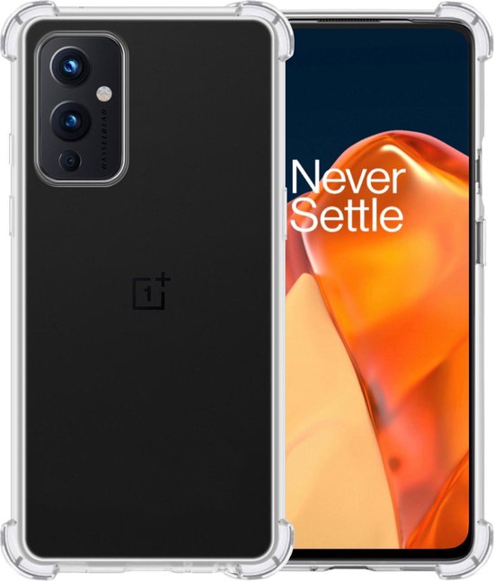 OnePlus 9 Case Siliconen Shock Proof Case Transparent - OnePlus 9 Case Cover Extra Firm