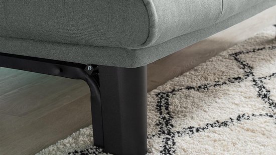 Beter Bed Chicago Slaapbank 2 persoons - Logeerbed - 147,5 x 195,5 cm - Groen