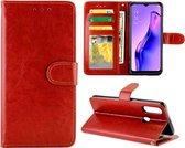 Voor OPPO A31 / A8 Crazy Horse textuur lederen horizontale flip beschermhoes met houder & kaartsleuven & portemonnee & fotolijst (bruin)