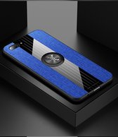 Voor OPPO A5 XINLI stiksels Textue schokbestendige TPU beschermhoes (blauw)