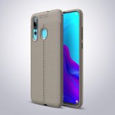 Litchi Texture TPU schokbestendige hoes voor ASUS ZenFone Max (M2) (grijs)