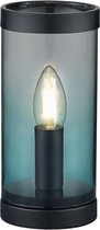 LED Tafellamp - Tafelverlichting - Nitron Culo - E14 Fitting - Rond - Turquoise - Aluminium
