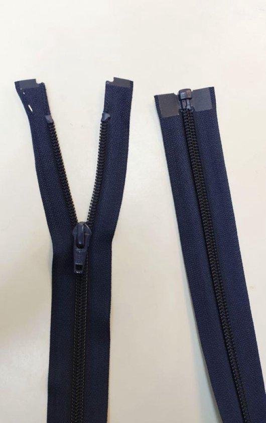 YKK, fermeture éclair divisible, dents en plastique, Blauw Marine , longueur 75 cm,...