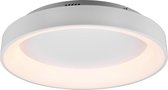 LED Plafondlamp - Plafondverlichting - Torna Gurano - 48W - Aanpasbare Kleur - Rond - Mat Wit - Aluminium