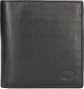 Leather Design Compacte Portefeuille / Portemonnee RFID Zwart