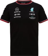 Mercedes Teamline kids t-shirt zwart 164 2021