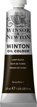 Winton olieverf 37 ml Ivoor Zwart