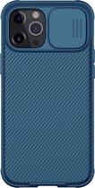 Nillkin - iPhone 12 Pro Max Hoesje - CamShield Serie - Back Cover - Blauw
