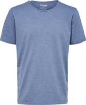 SELECTED HOMME SLHMORGAN SS O-NECK TEE W NOOS Heren T-Shirt - Maat L
