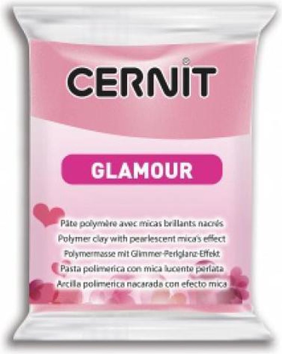Cernit klei Glamour Fuchsia nr.922- 56gr