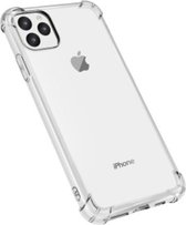 Apple iPhone 12 Mini Transparant Antishock Extra stevig  Silicone hoesje met Gratis 3X Temperend Glass Screenprotector