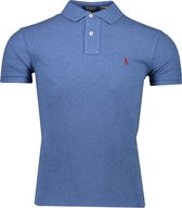 Polo Ralph Lauren  Polo Blauw  - Maat L - Heren - Lente/Zomer Collectie - Katoen