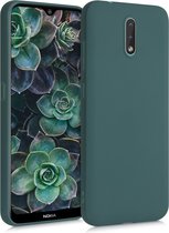 kwmobile telefoonhoesje voor Nokia 2.3 - Hoesje voor smartphone - Back cover in blauwgroen