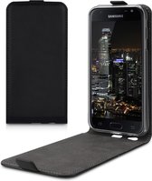 kwmobile hoesje voor met Samsung Galaxy J3 (2017) DUOS - Flip cover met magnetische sluiting in zwart