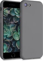 kwmobile telefoonhoesje geschikt voor Apple iPhone SE (2022) / iPhone SE (2020) / iPhone 8 / iPhone 7 - Hoesje voor smartphone - Back cover in steengrijs
