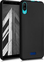 kwmobile telefoonhoesje voor Wiko Y80 - Hoesje voor smartphone - Back cover in zwart