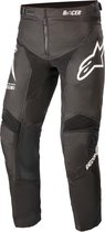 Alpinestars Youth Racer Braap Black White Motorcycle Pants 28