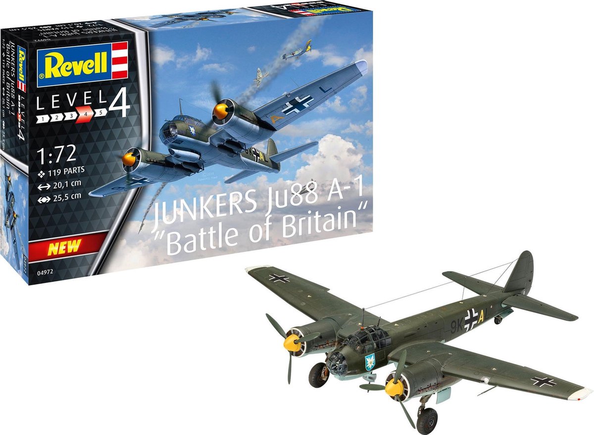 Revell - Junkers Ju88 A-1 Battle of Britain ( 04972 )